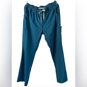 WonderWink Teal Drawstring Utility Joggers